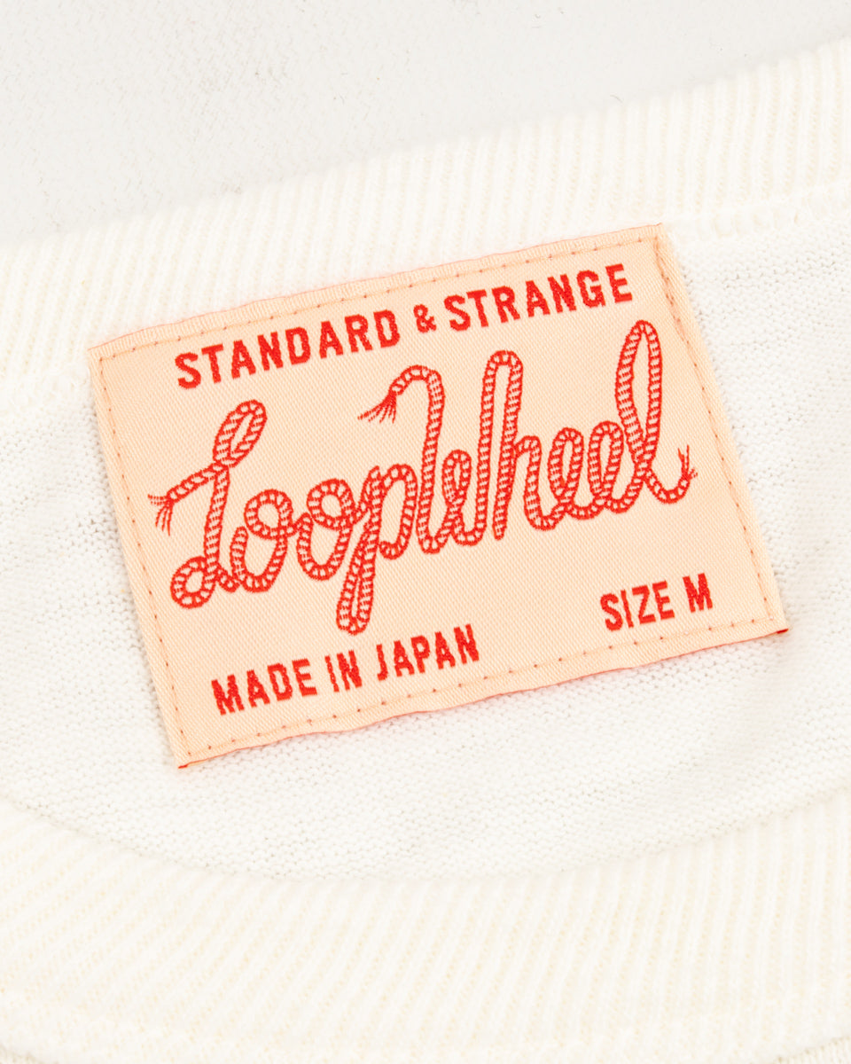 Standard & Strange Wakayama Special Loopwheel L/S Tee Cream