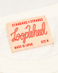 Standard & Strange Wakayama Special Loopwheel L/S Tee - Cream - Standard & Strange