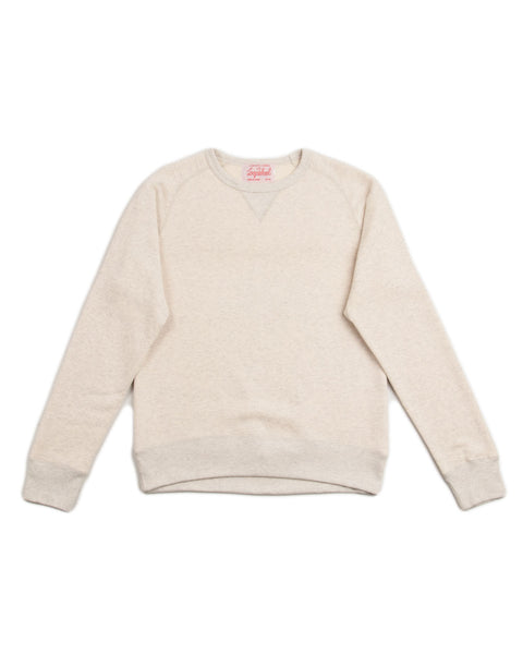 Standard & Strange Wakayama Special Loopwheel Raglan Crewneck Sweatshirt - Heather Gray - Standard & Strange