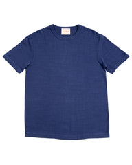 Standard & Strange Wakayama Special Loopwheel Tee - Cobalt Blue - Standard & Strange