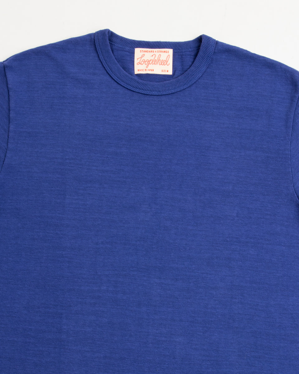 Standard & Strange Wakayama Special Loopwheel Tee Cobalt Blue