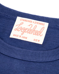 Standard & Strange Wakayama Special Loopwheel Tee - Cobalt Blue - Standard & Strange