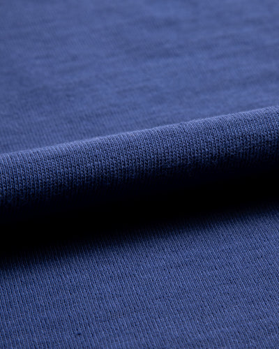 Standard & Strange Wakayama Special Loopwheel Tee - Cobalt Blue - Standard & Strange
