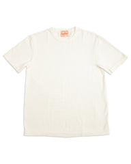 Standard & Strange Wakayama Special Loopwheel Tee - Cream - Standard & Strange