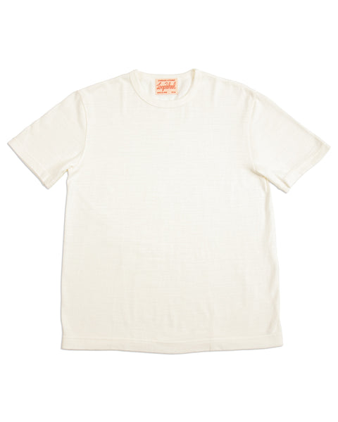 Standard & Strange Wakayama Special Loopwheel Tee - Cream