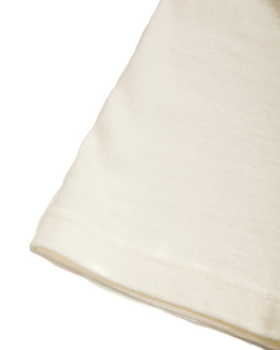 Standard & Strange Wakayama Special Loopwheel Tee - Cream - Standard & Strange