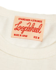 Standard & Strange Wakayama Special Loopwheel Tee - Cream - Standard & Strange