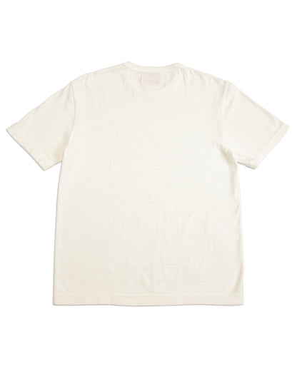 Standard & Strange Wakayama Special Loopwheel Tee - Cream - Standard & Strange