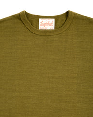 Standard & Strange Wakayama Special Loopwheel Tee - Martini Olive - Standard & Strange