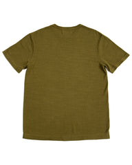 Standard & Strange Wakayama Special Loopwheel Tee - Martini Olive - Standard & Strange