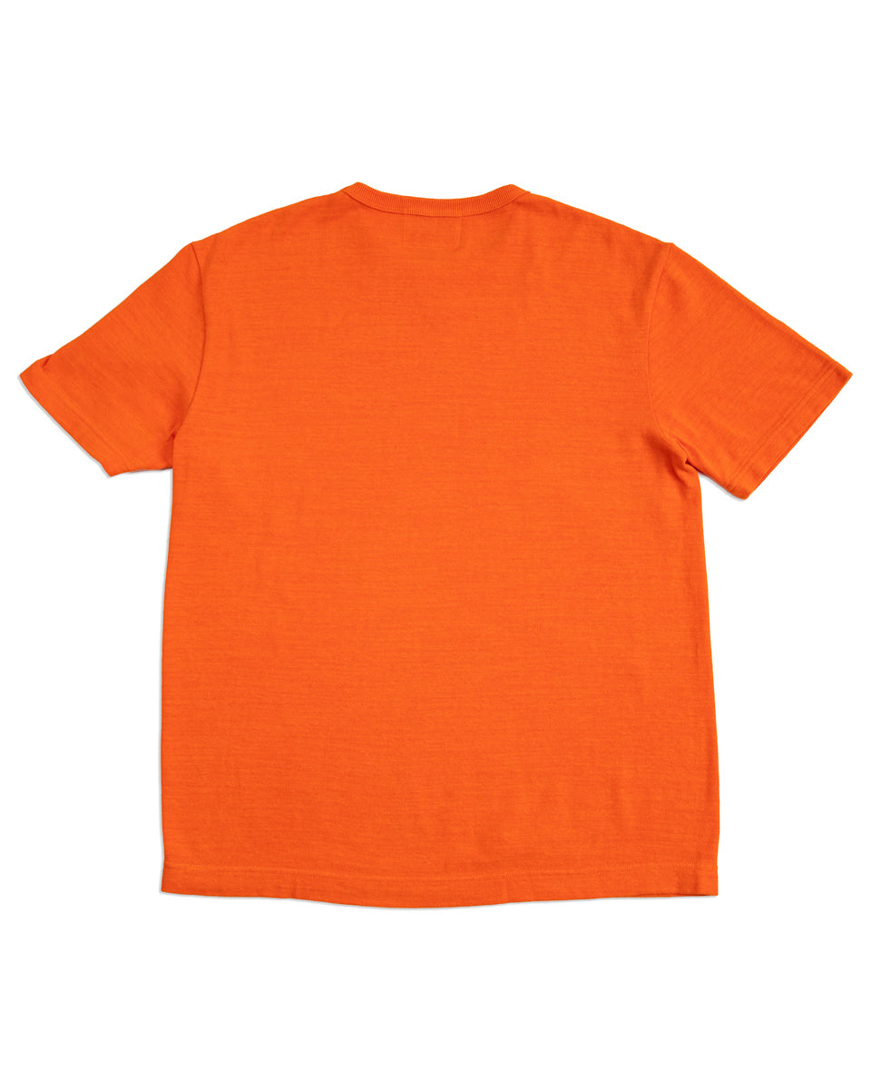 Standard & Strange Wakayama Special Loopwheel Tee - Satsuma Orange - Standard & Strange