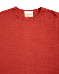 Standard & Strange Wakayama Special Loopwheel Tee - Tomato Red - Standard & Strange