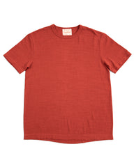 Standard & Strange Wakayama Special Loopwheel Tee - Tomato Red - Standard & Strange