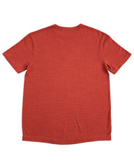 Standard & Strange Wakayama Special Loopwheel Tee - Tomato Red - Standard & Strange