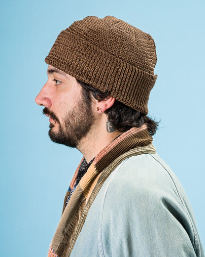 Standard & Strange Linen Watch Cap - Brown - Standard & Strange