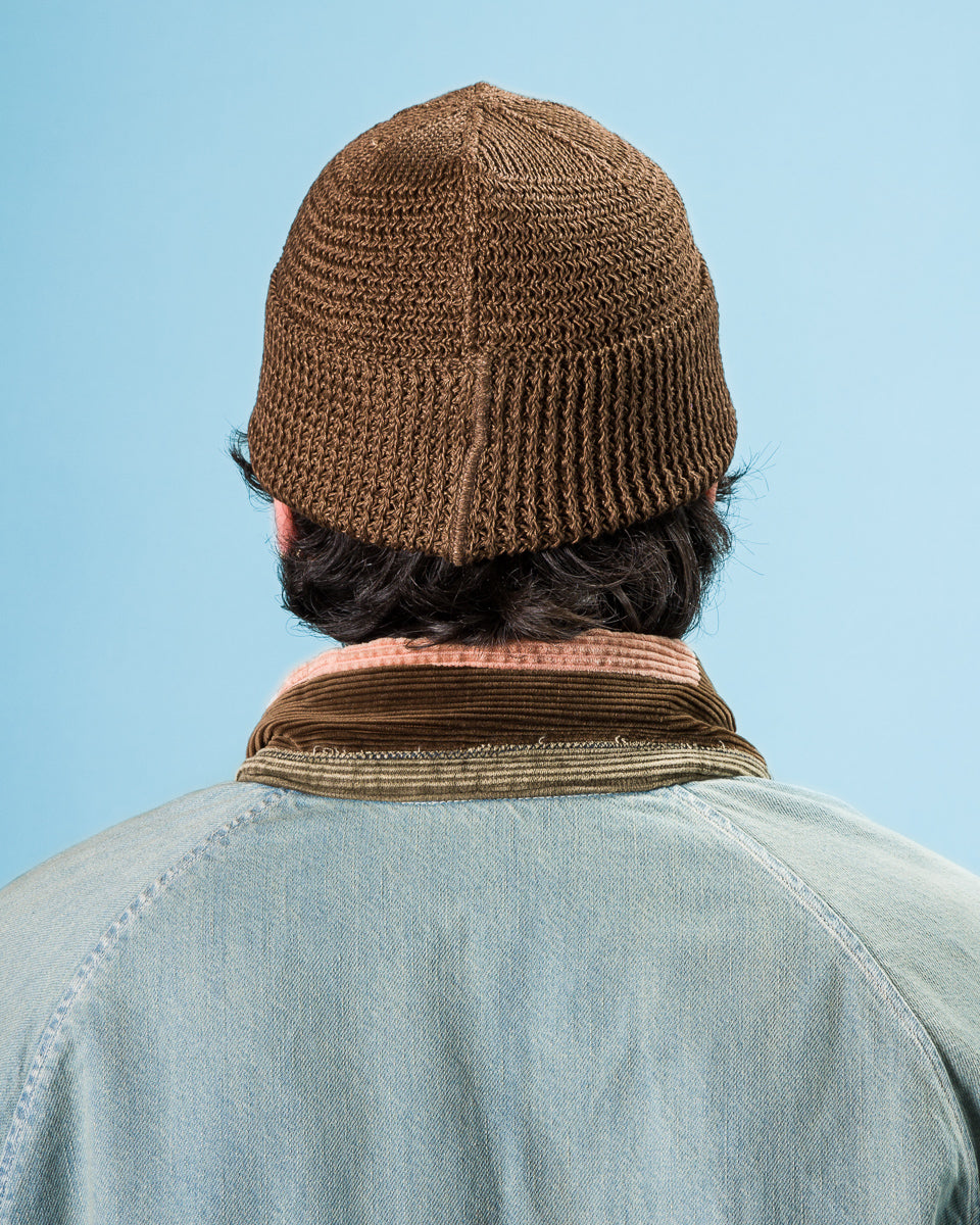 Standard & Strange Linen Watch Cap - Brown - Standard & Strange