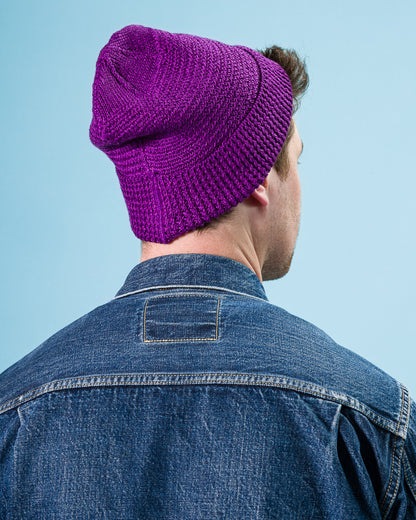 Standard & Strange Linen Watch Cap - Purple - Standard & Strange