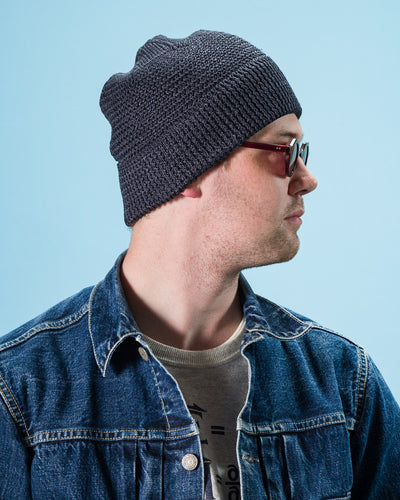 Standard & Strange Linen Watch Cap - Charcoal - Standard & Strange