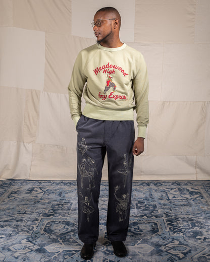 Samuel Zelig Meadowood Crewneck - Sage - Standard & Strange