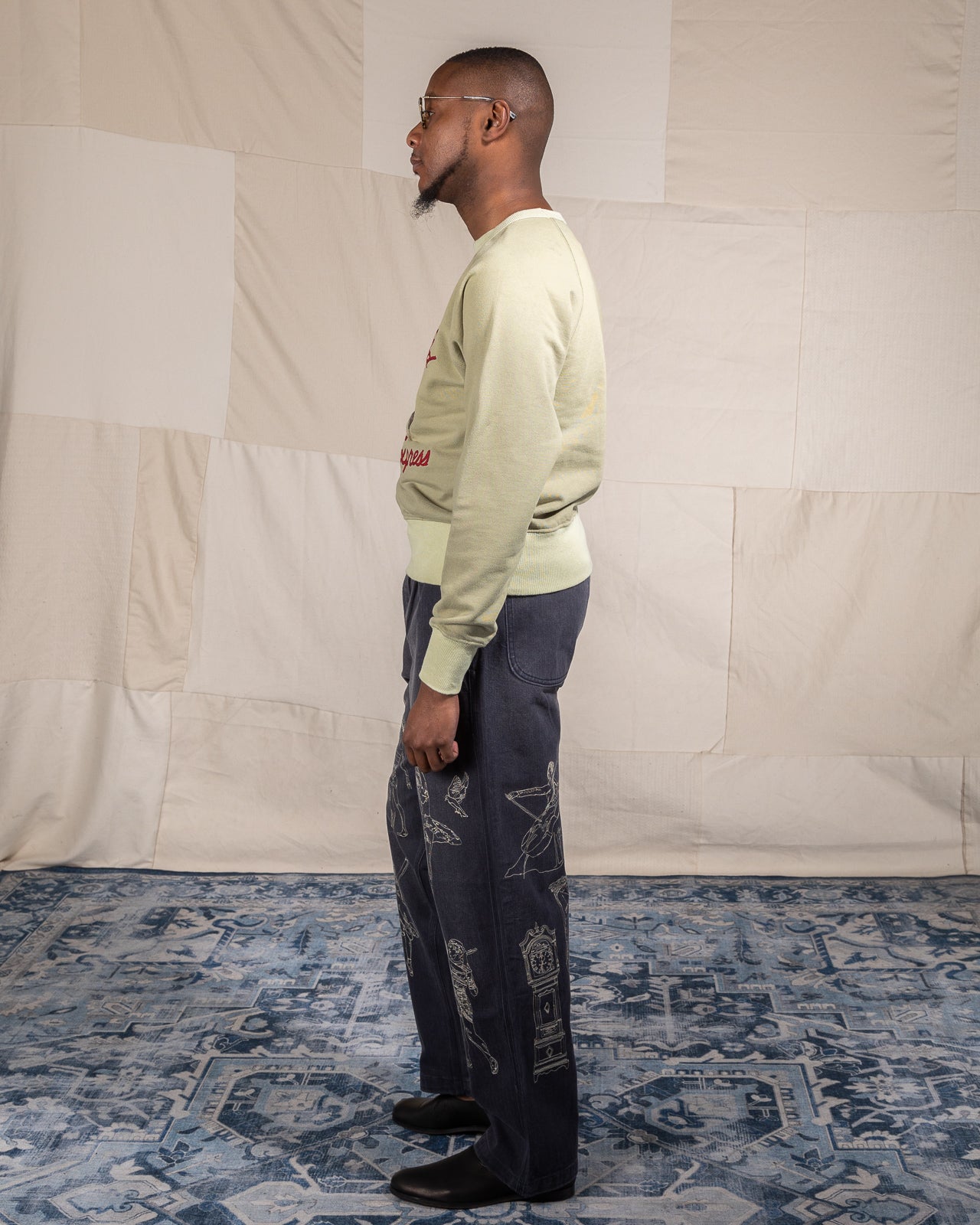 Samuel Zelig Meadowood Crewneck - Sage - Standard & Strange