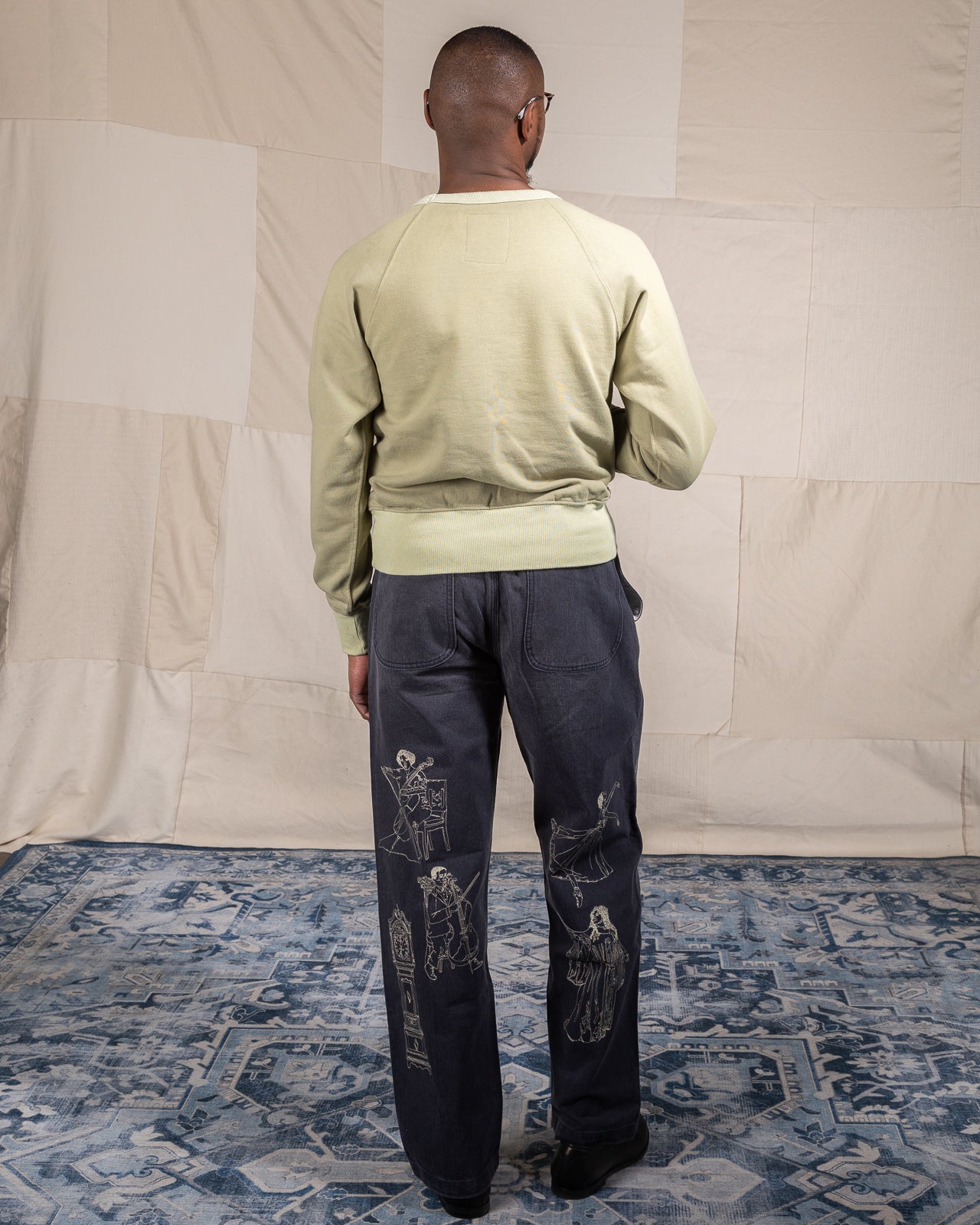 Samuel Zelig Meadowood Crewneck - Sage - Standard & Strange