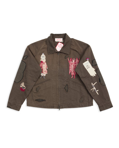 Samuel Zelig Antique Zip Jacket - Black - Standard & Strange