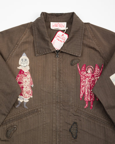 Samuel Zelig Antique Zip Jacket - Black - Standard & Strange