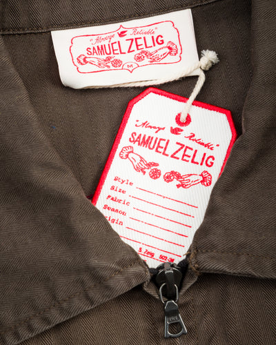 Samuel Zelig Antique Zip Jacket - Black - Standard & Strange