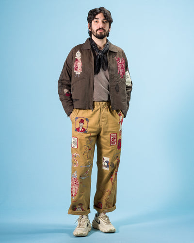 Samuel Zelig Antique Zip Jacket - Black - Standard & Strange