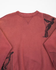 Samuel Zelig Curtain Crewneck - Burgundy - Standard & Strange