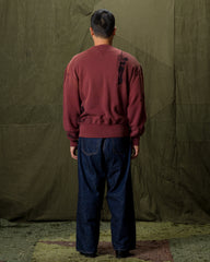 Samuel Zelig Curtain Crewneck - Burgundy - Standard & Strange