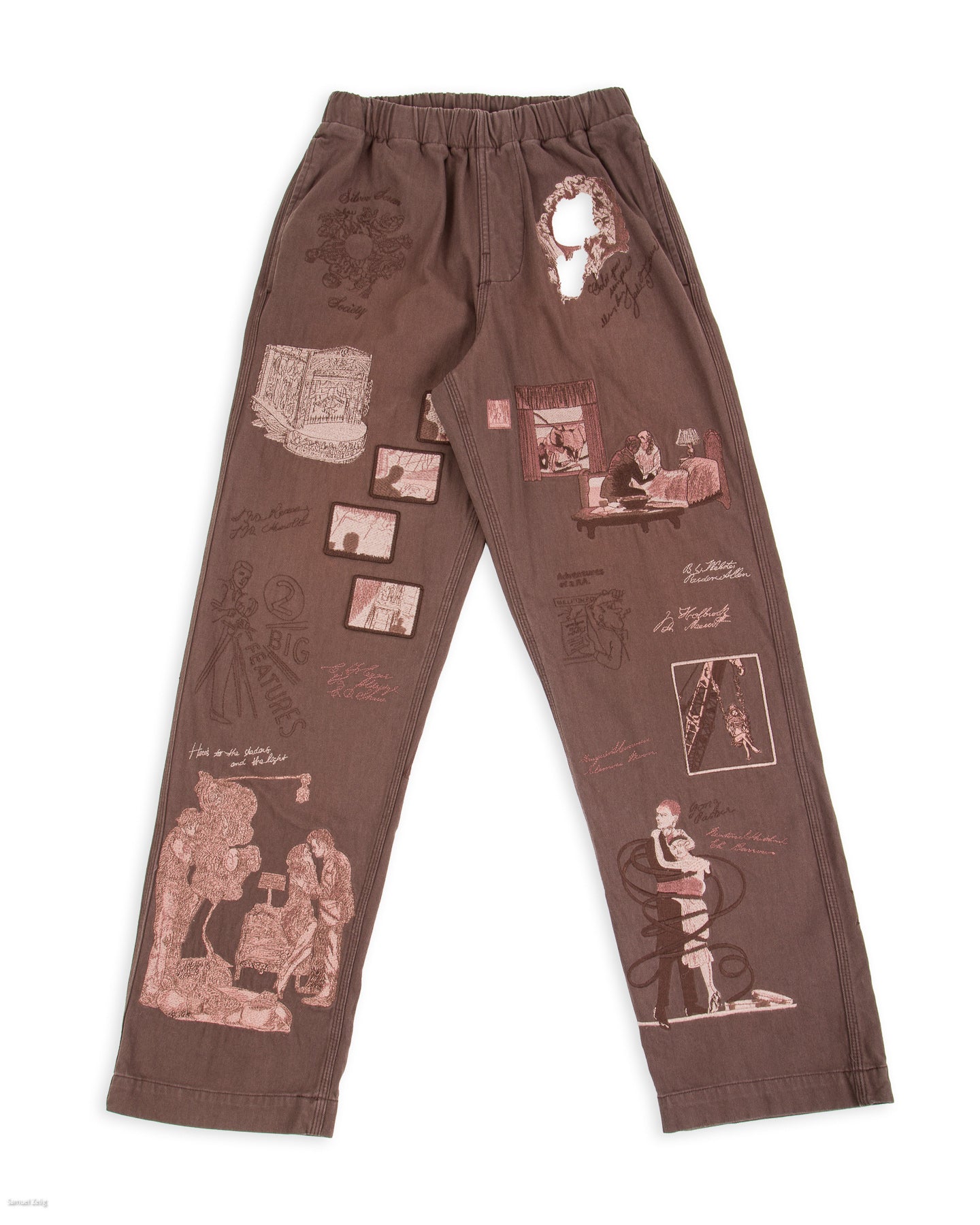 Samuel Zelig Film Pant - Faded Brown - Standard & Strange