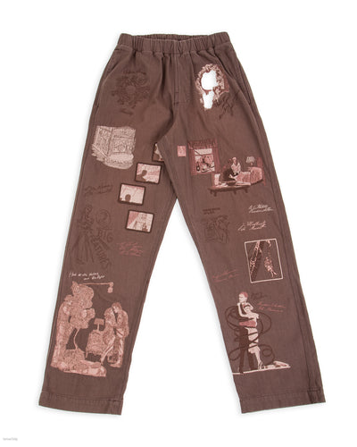Samuel Zelig Film Pant - Faded Brown - Standard & Strange