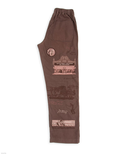 Samuel Zelig Film Pant - Faded Brown - Standard & Strange