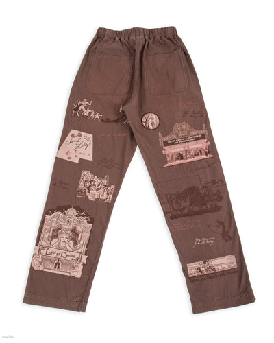 Samuel Zelig Film Pant - Faded Brown - Standard & Strange