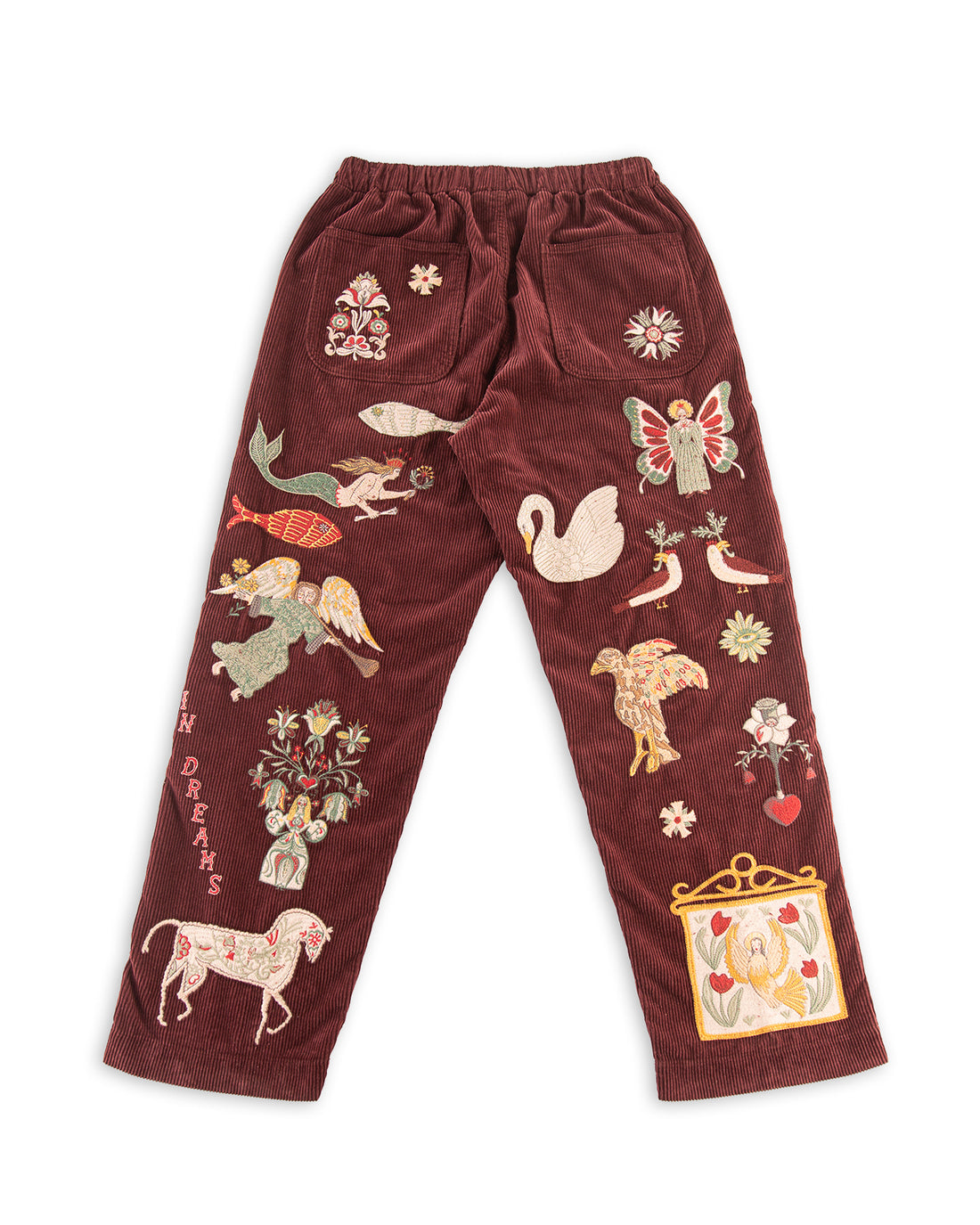 Samuel Zelig Folk Pant - Burgundy - Standard & Strange