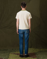 Samuel Zelig Greenwood Tee - Natural/Green - Standard & Strange