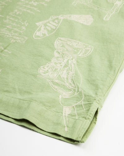 Samuel Zelig Hotel Camp Shirt - Mint Green - Standard & Strange