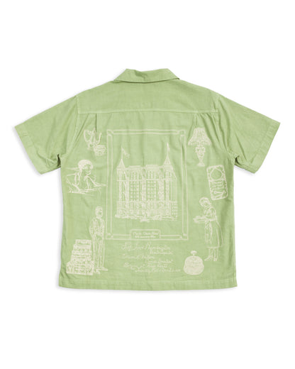 Samuel Zelig Hotel Camp Shirt - Mint Green - Standard & Strange