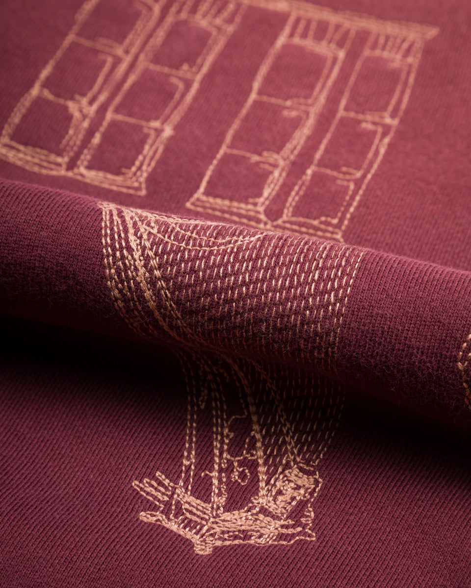 Samuel Zelig Hotel Crewneck - Burgundy - Standard & Strange