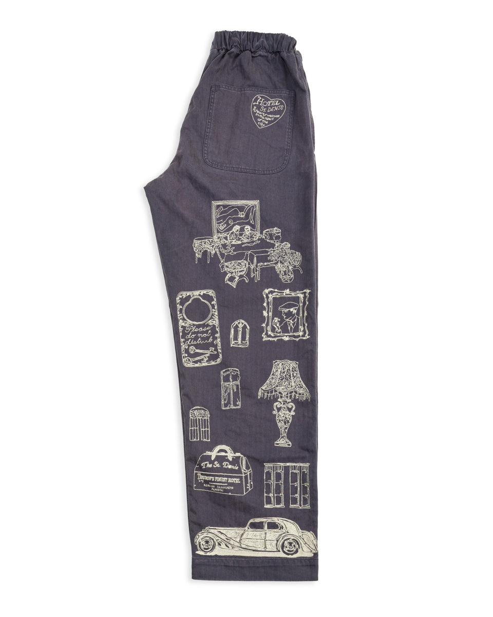 Samuel Zelig Hotel Pant - Navy – Standard & Strange