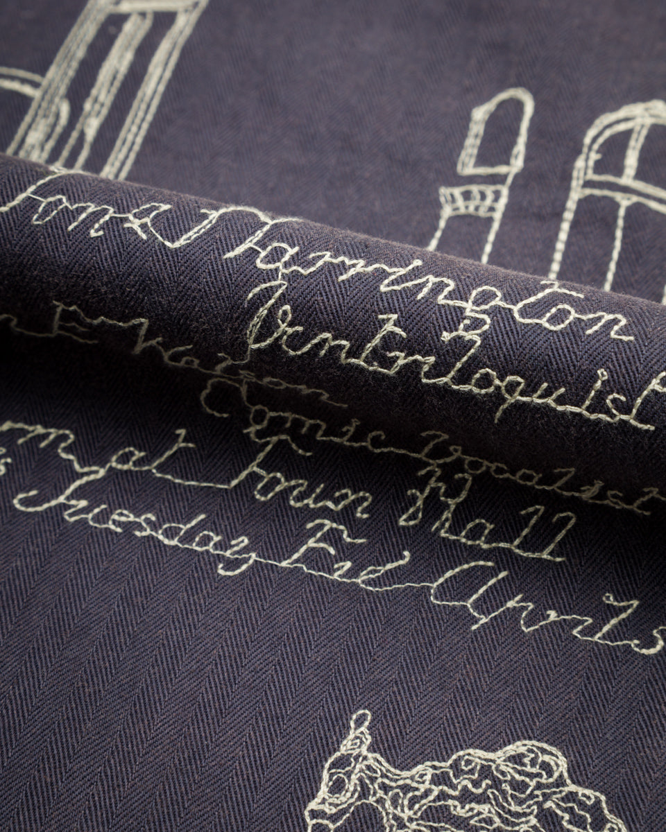 Samuel Zelig Hotel Pant - Navy - Standard & Strange