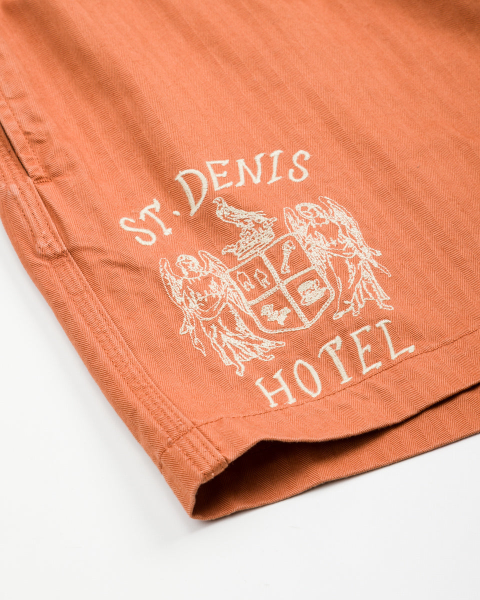 Samuel Zelig Hotel Short - Terracotta - Standard & Strange