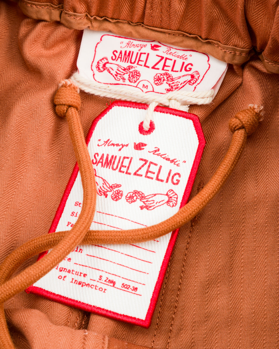 Samuel Zelig Hotel Short - Terracotta – Standard & Strange