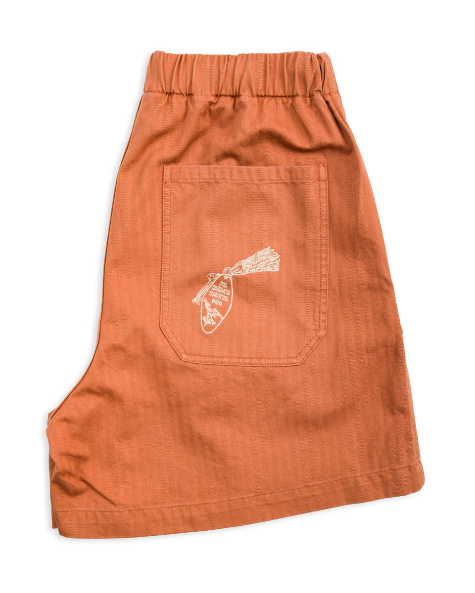 Samuel Zelig Hotel Short - Terracotta – Standard & Strange