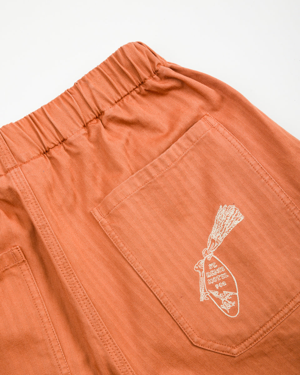 Samuel Zelig Hotel Short - Terracotta - Standard & Strange