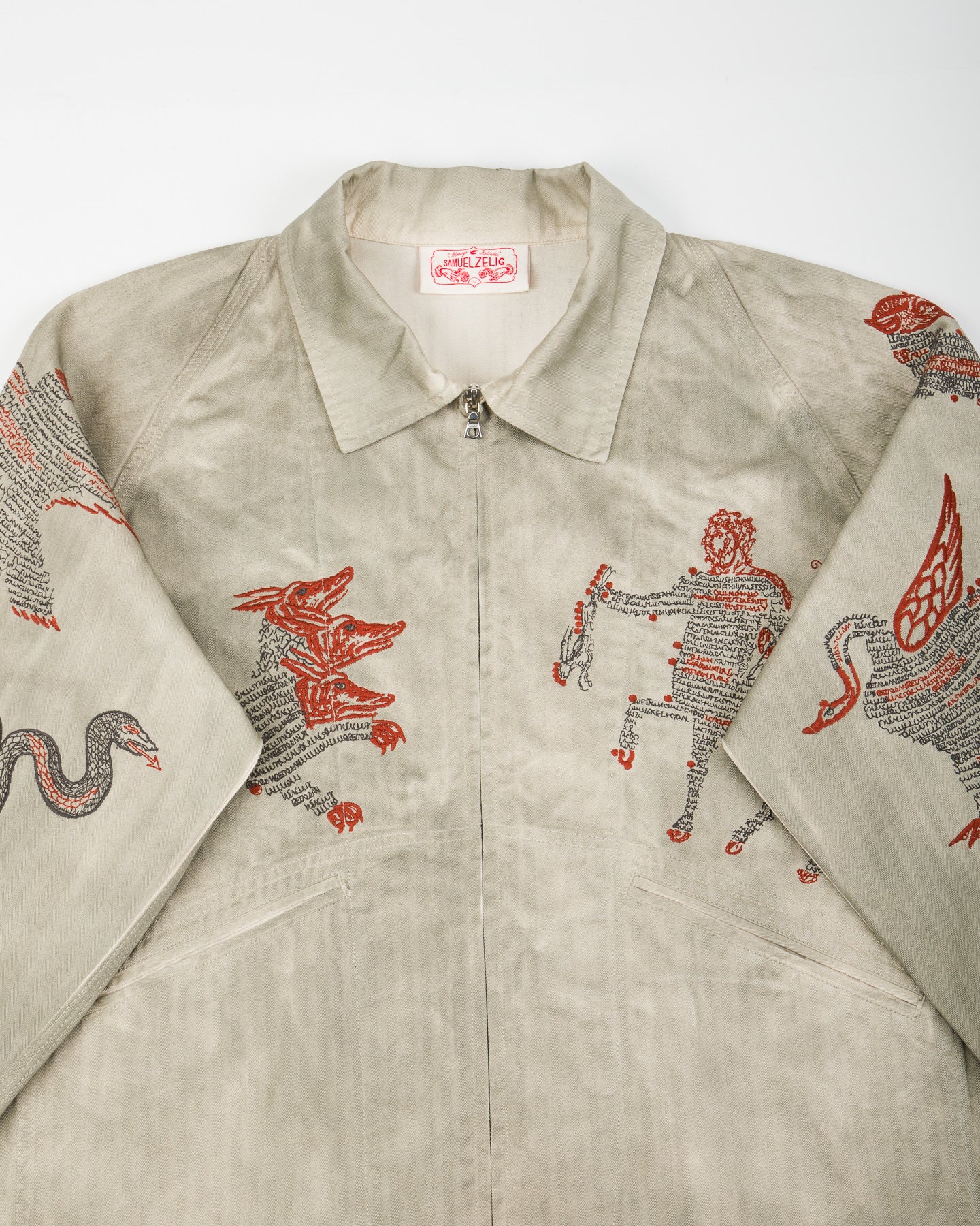 Samuel Zelig Medieval Zip Jacket - Smoke Grey - Standard & Strange