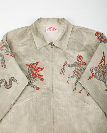 Samuel Zelig Medieval Zip Jacket - Smoke Grey - Standard & Strange