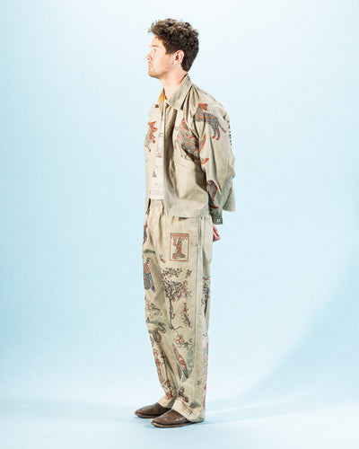 Samuel Zelig Medieval Zip Jacket - Smoke Grey - Standard & Strange