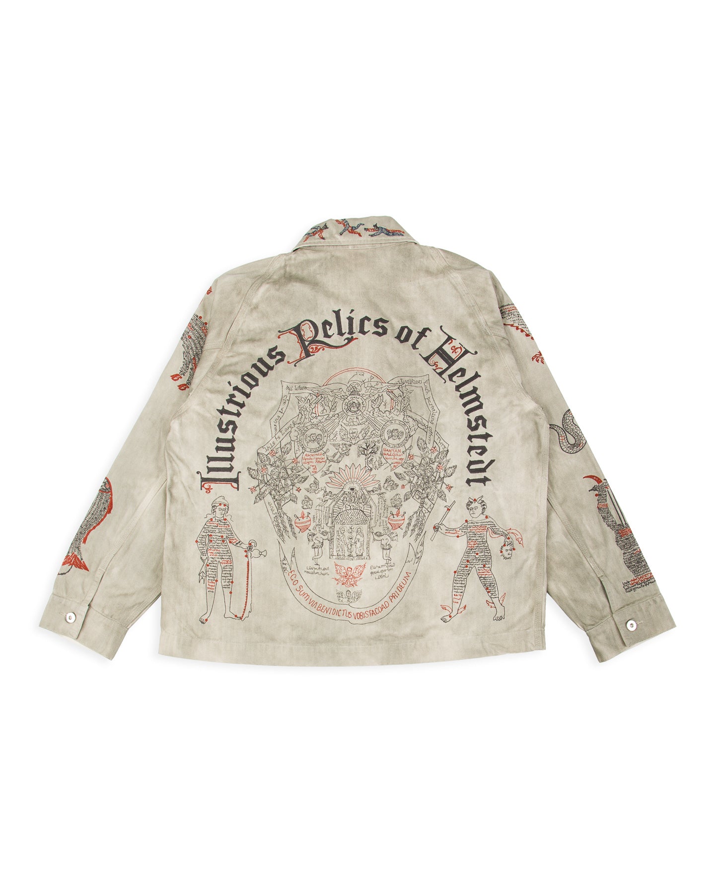 Samuel Zelig Medieval Zip Jacket - Smoke Grey - Standard & Strange